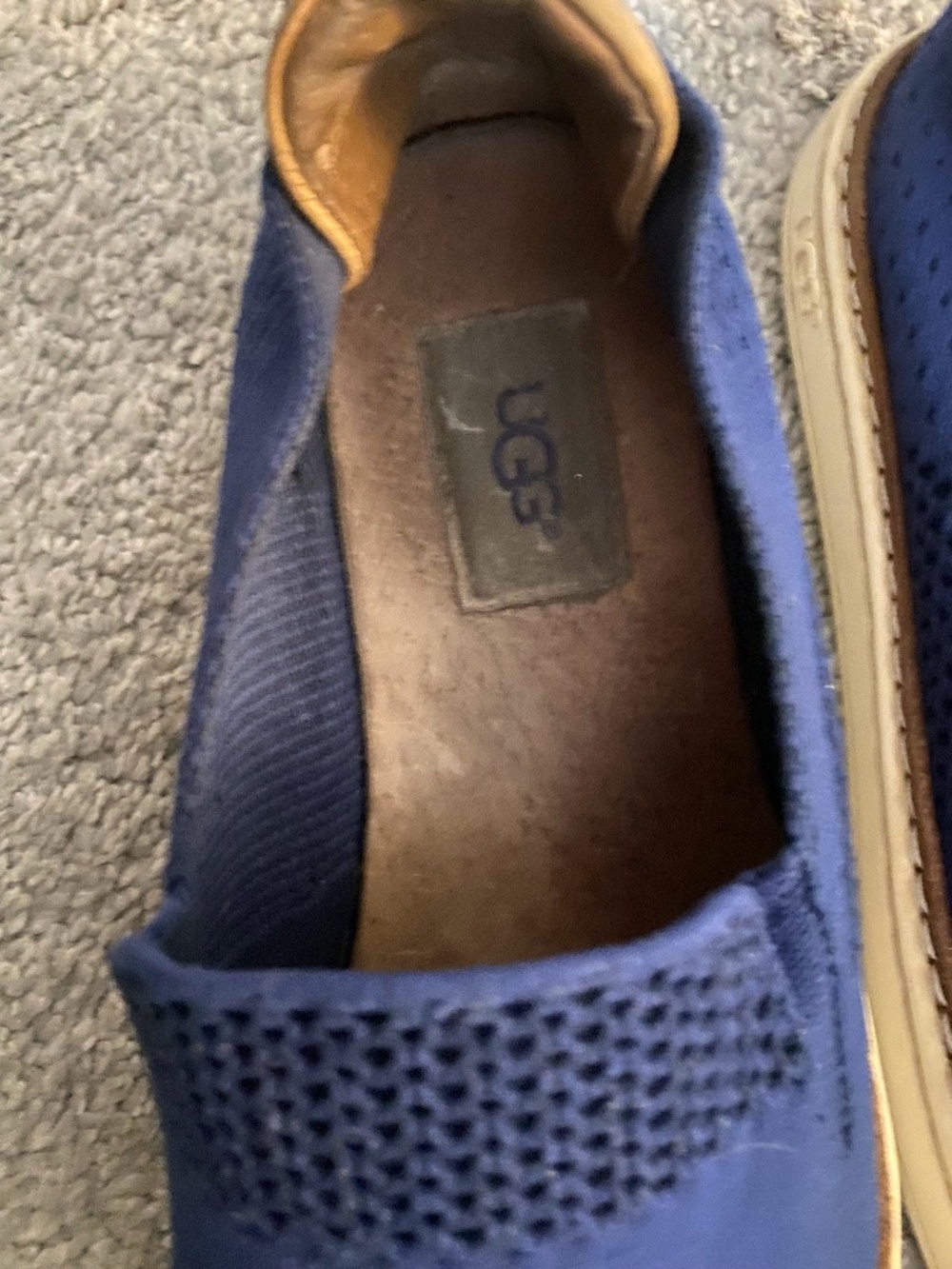 Navy UGG Slip Ons